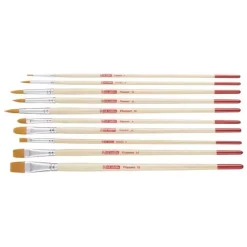 Set de 10 pinceles mango largo ArtCreation