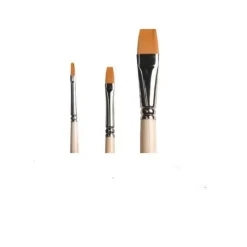 Set de 3 pinceles planos ArtCreation