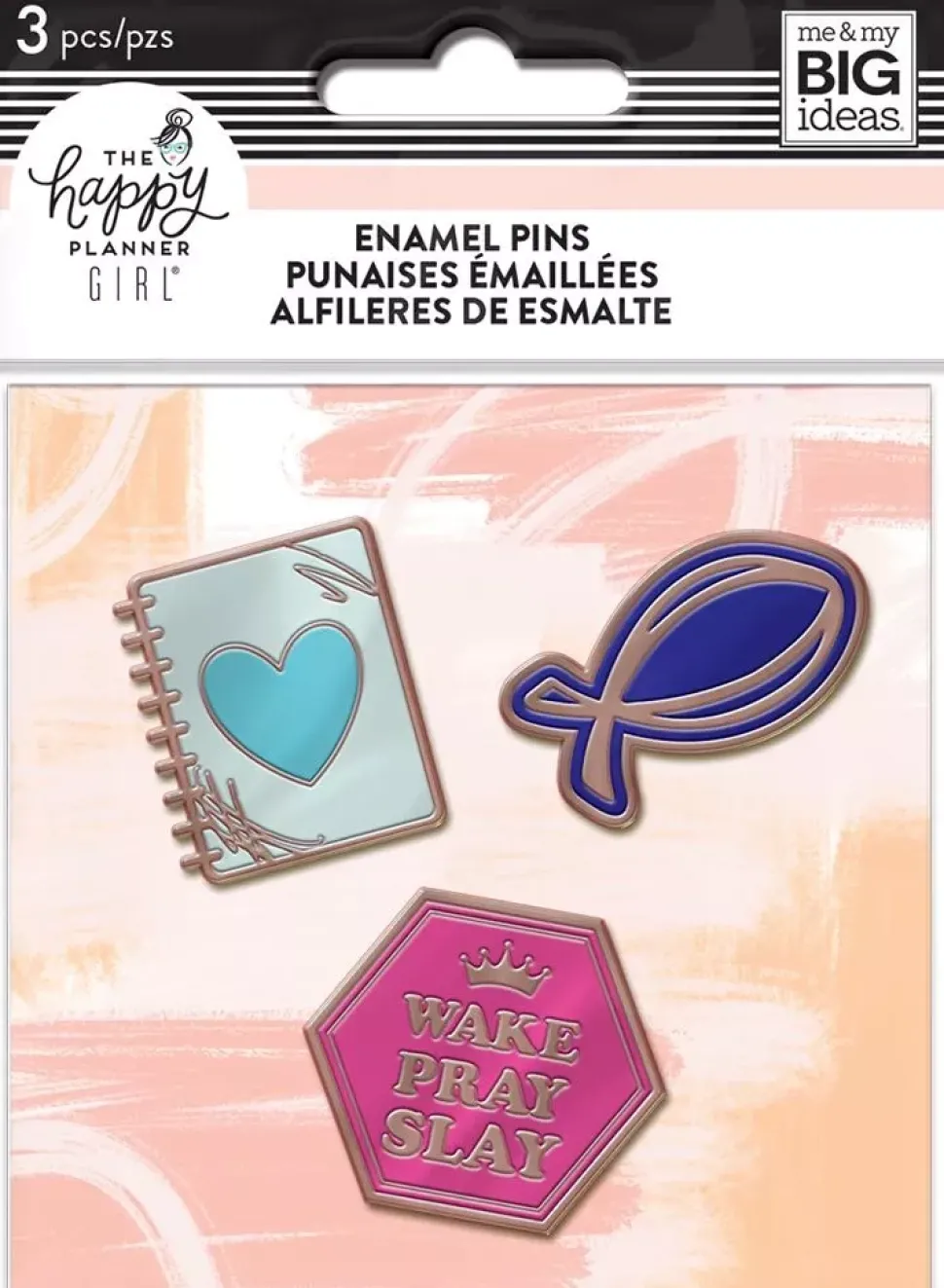 Set de 3 pins Faith Warrior para Create 365 Planner