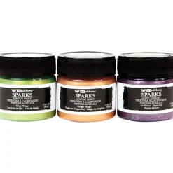 Set de 3 pinturas acrílicas Sparks Carnival Finnabair