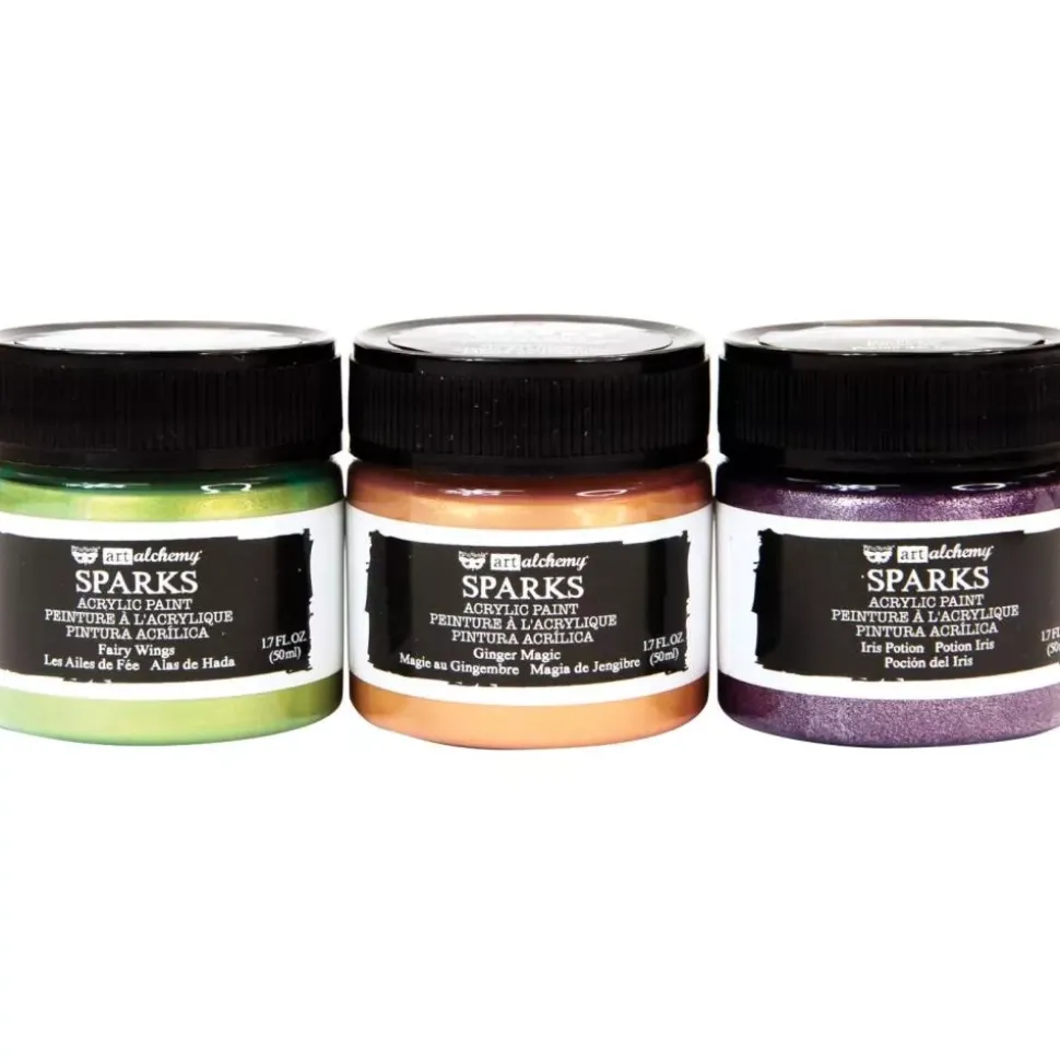 Set de 3 pinturas acrílicas Sparks Carnival Finnabair