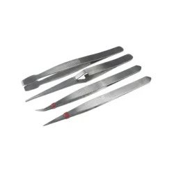 Set de 4 pinzas de precisión