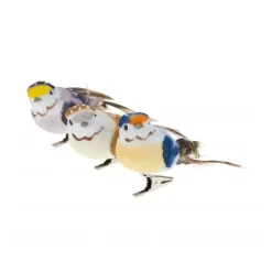 Set de 3 Pájaros Multicolor Artemio