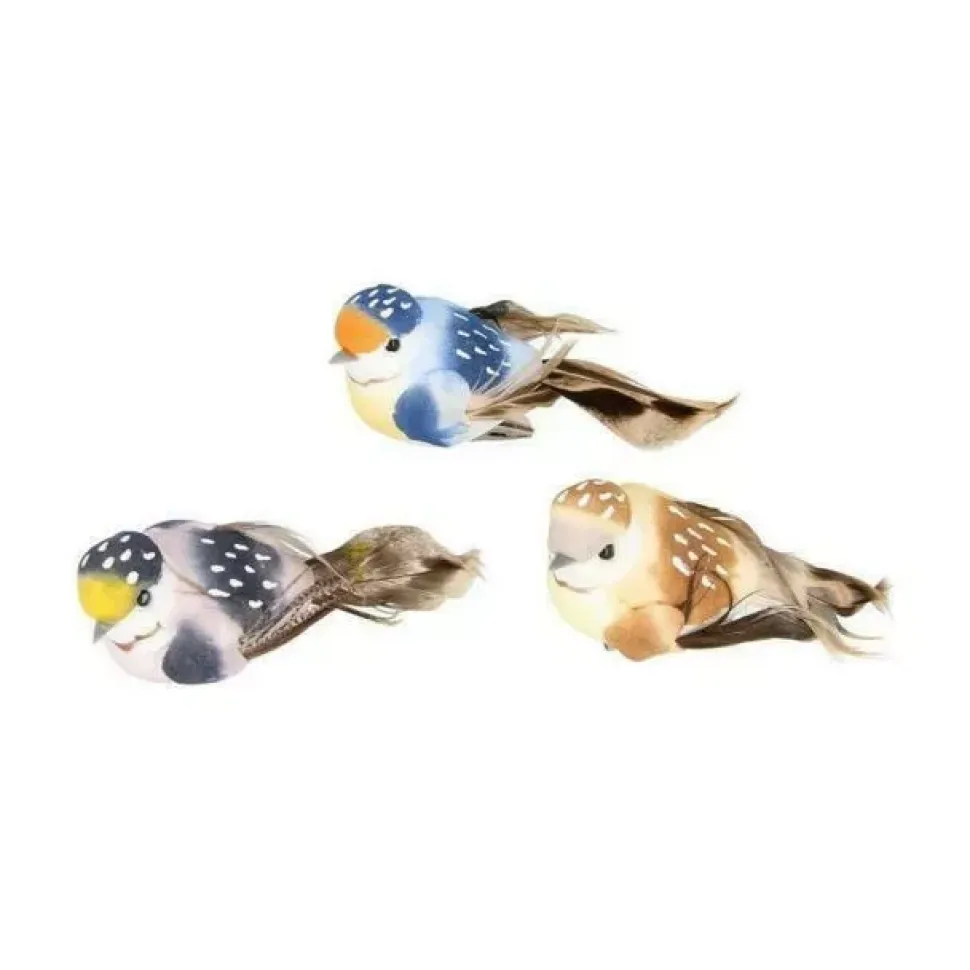 Set de 3 Pájaros Multicolor Artemio