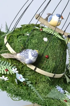 Set de 3 Pájaros Multicolor Artemio