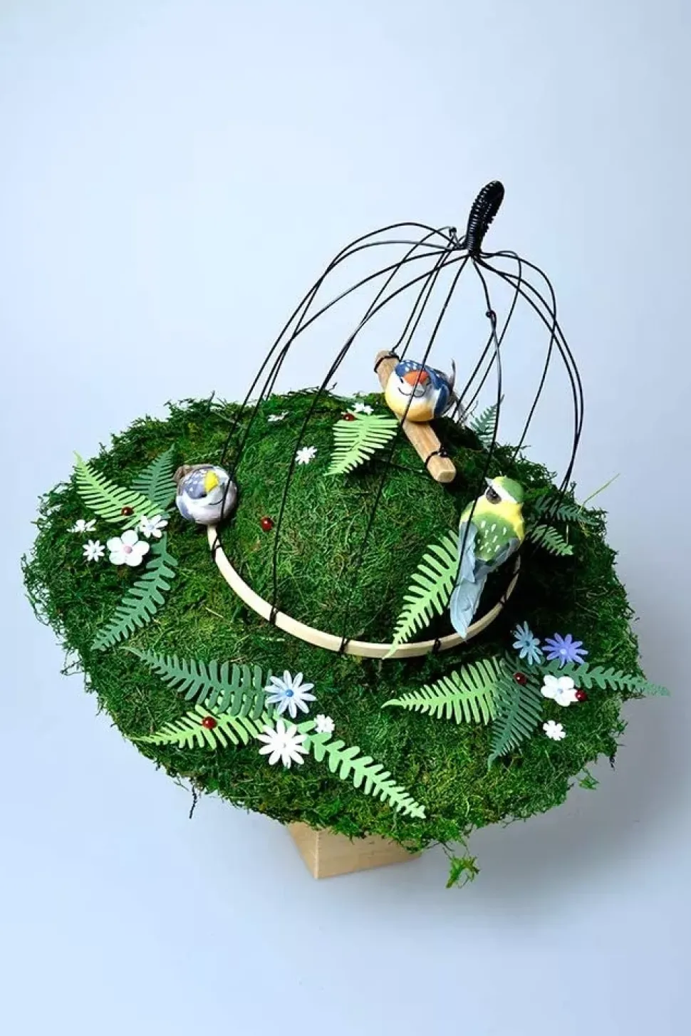 Set de 3 Pájaros Multicolor Artemio