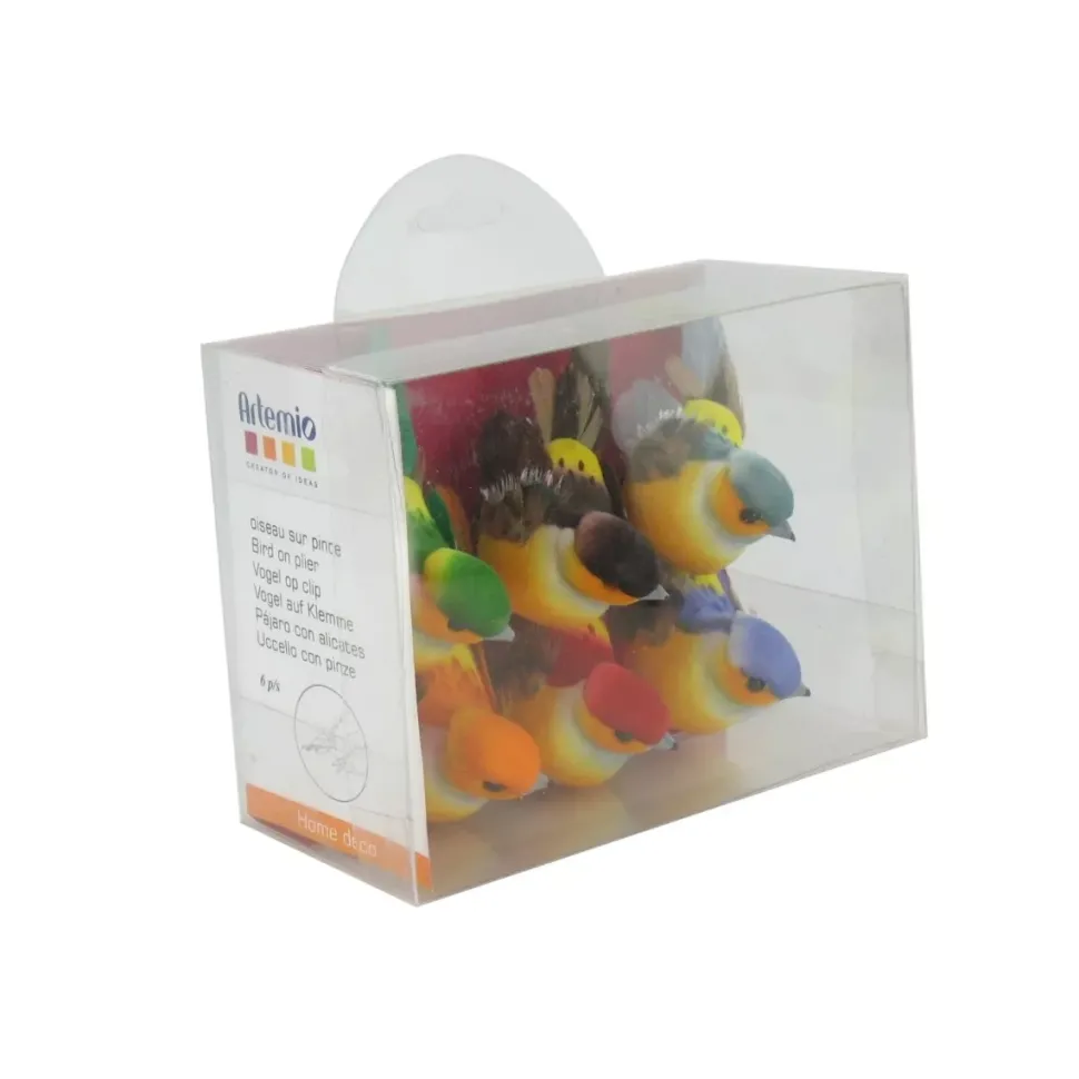 Set de 6 Pájaros Tropicales Artemio