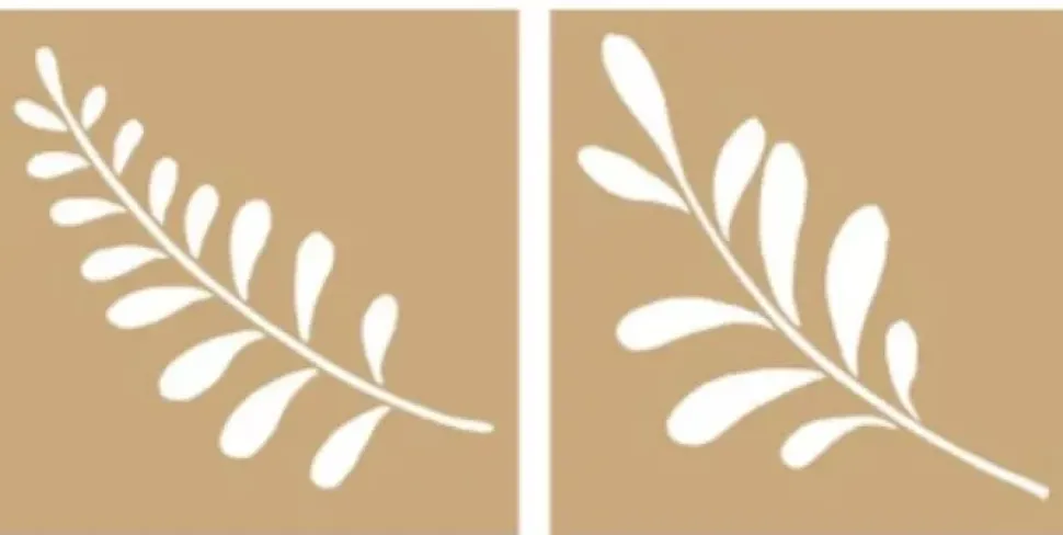 Set de 2 Plantillas de Stencil Ramas Slow Life Artemio