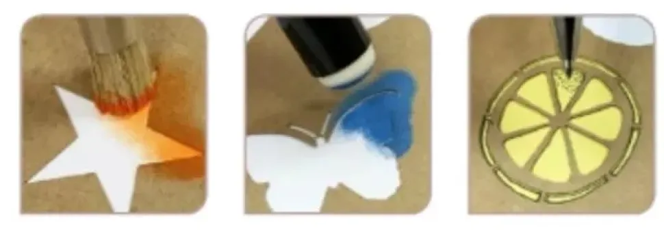 Set de 2 Plantillas de Stencil Ramas Slow Life Artemio