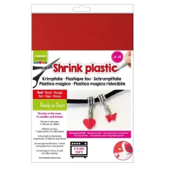 Set de 4 plásticos mágicos Shrink Rojo