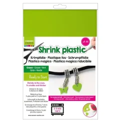 Set de 4 plásticos mágicos Shrink Verde