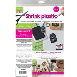 Set de 4 plásticos mágicos Shrink Transparentes