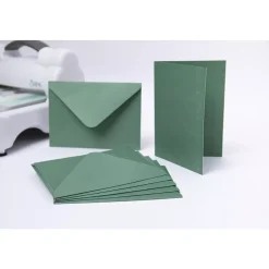 Set de 10 Sobres y Tarjetas Fir Tree Sizzix A6