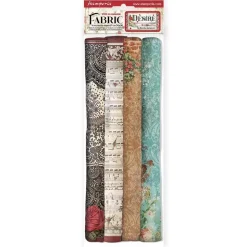 Set de 4 Telas de Encuadernar Desire Stamperia 30x30cm