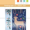 Set de 2 Washi Tape Ciervo Woodsy Christmas Artemio