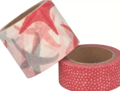 Set de 2 Washi Tape Estrella de mar Corail Artemio