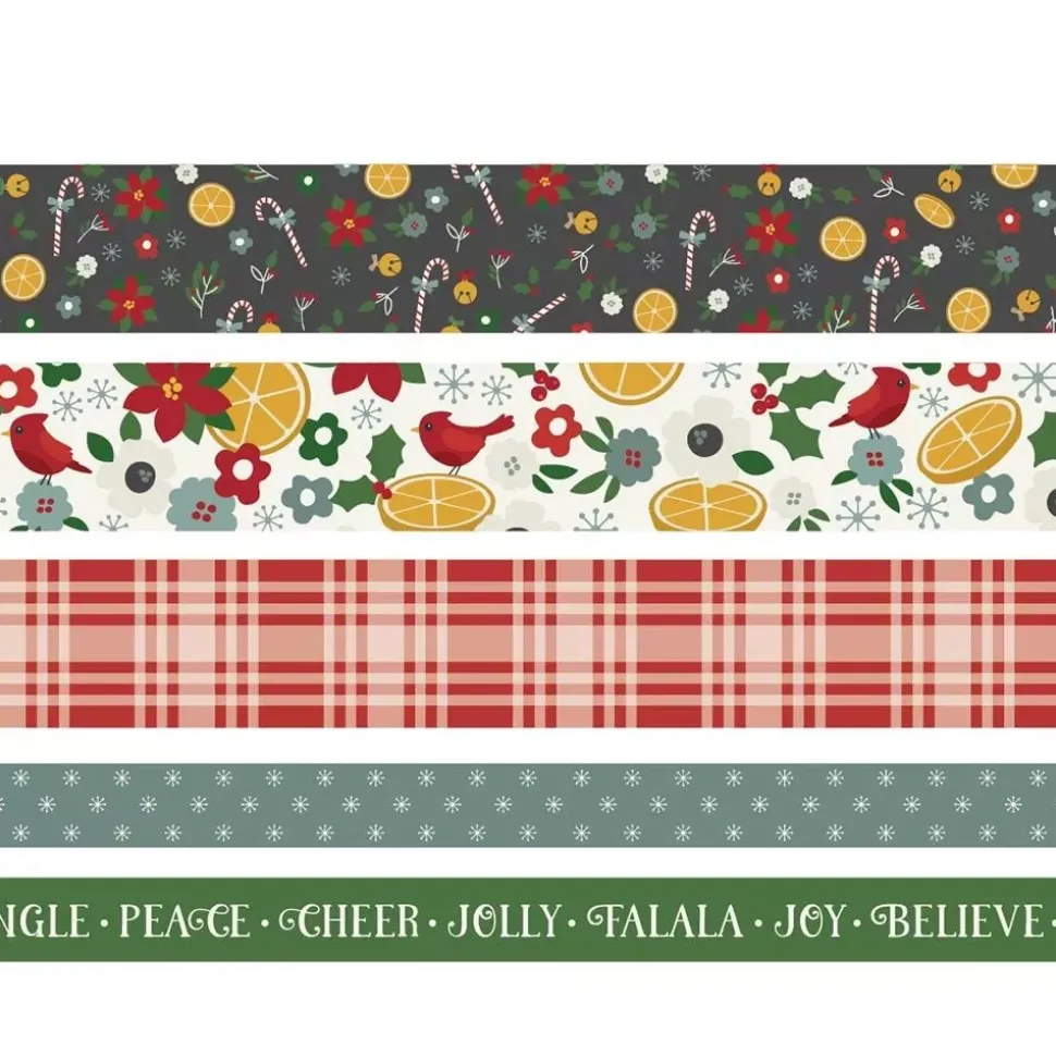 Set de 5 Washi Tape Hearth & Holiday Simple Stories