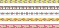 Set de 5 Washi Tape Jefe indio Totem