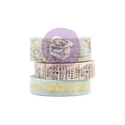 Set de 3 washi tapes Decorativos Mapa Mundi Prima Art Daily Planner