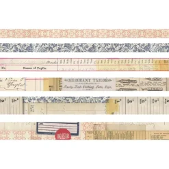 Set de 6 Washi Tapes Merchant Idea-Ology Tim Holtz
