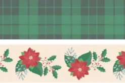 Set de 2 washi tapes Merry Christmas Artemio