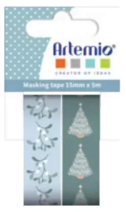 Set de 2 Washi Tapes Navidad Artemio