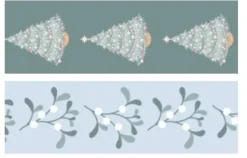 Set de 2 Washi Tapes Navidad Artemio