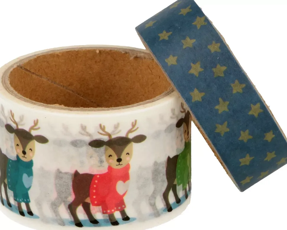 Set de 2 Washi Tapes Renos Beary Christmas Artemio