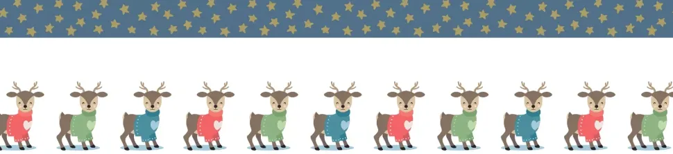 Set de 2 Washi Tapes Renos Beary Christmas Artemio