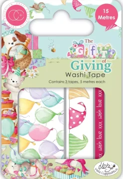 Set de 3 washi tapes The Gift of Giving Craft Consortium