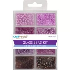 Set de abalorios redondos y cilindros Viola