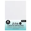 Set de Cartas y Sobres Blancos Studio Light 10x14cm
