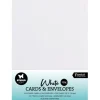 Set de Cartas y Sobres Blancos Studio Light 12x17cm