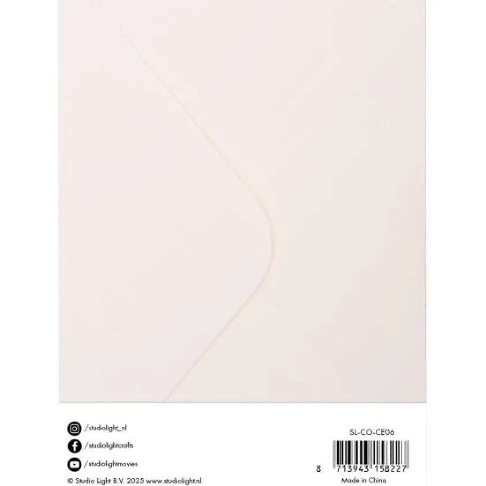 Set de Cartas y Sobres Crema Studio Light 12x17cm