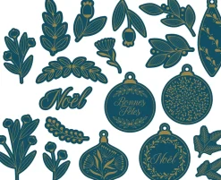 Set de Etiquetas Splendid Christmas Artemio