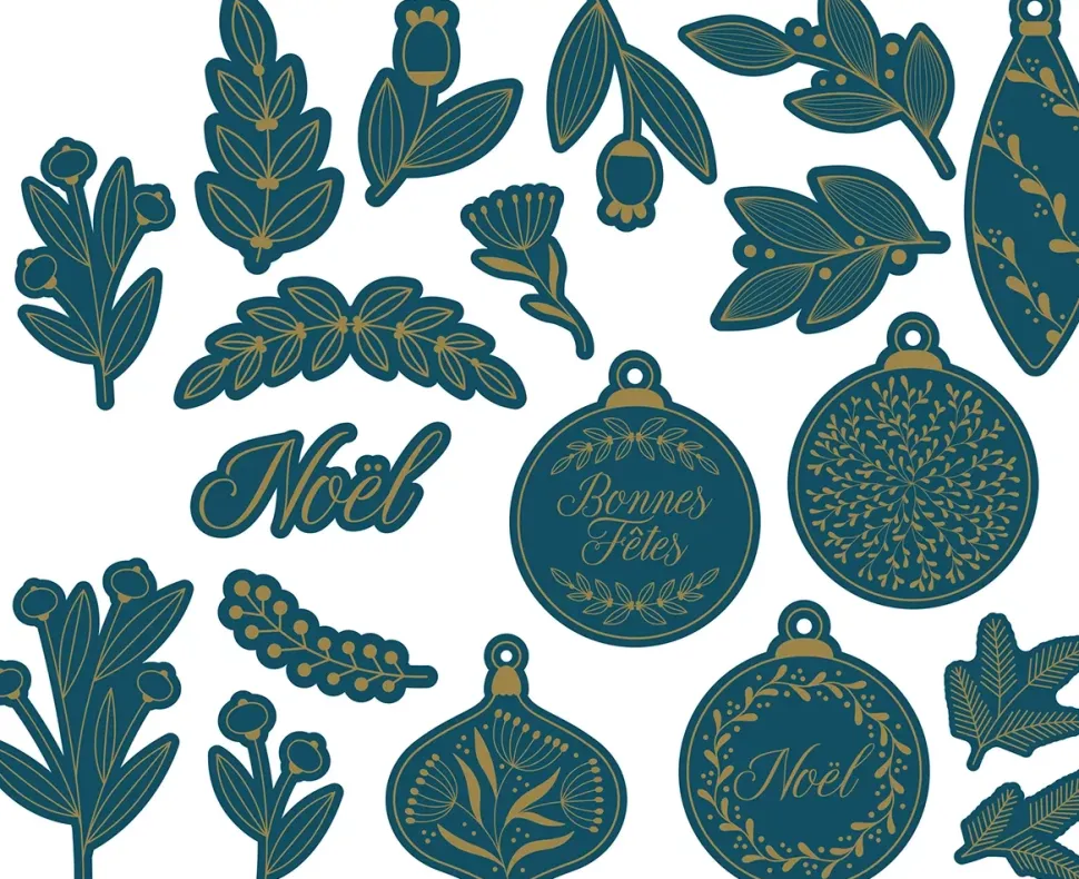 Set de Etiquetas Splendid Christmas Artemio