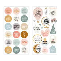 Set de Pegatinas Frases Baby M Lora Bailora