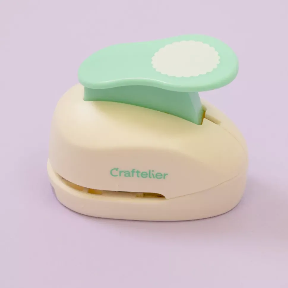 Set de perforadoras círculo festoneado Craftelier