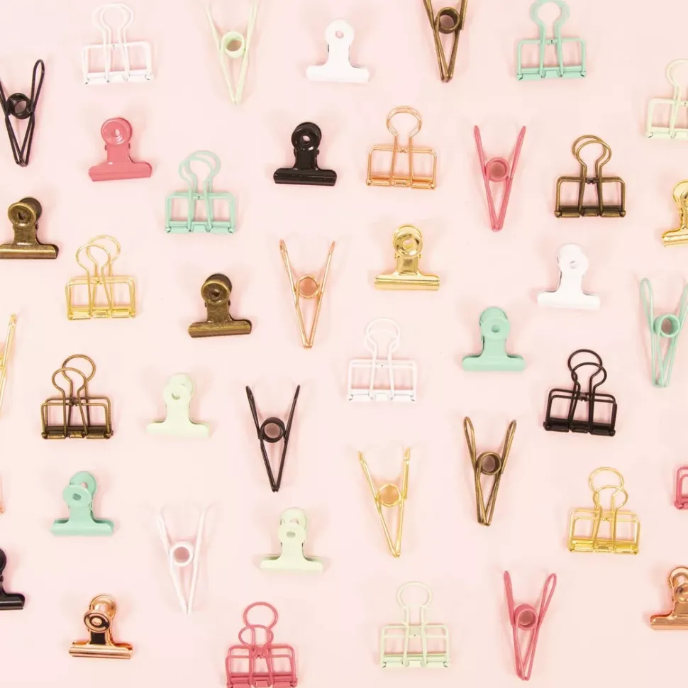 Set de Pinzas Verde Menta Craftelier