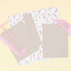 Set de Reglas de Encuadernación Rosa Craftelier + Estuche De Regalo