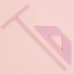 Set de Reglas de Encuadernación Rosa Craftelier + Estuche De Regalo