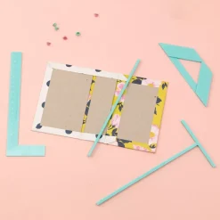 Set de Reglas de Encuadernación Turquesa Craftelier + Estuche De Regalo