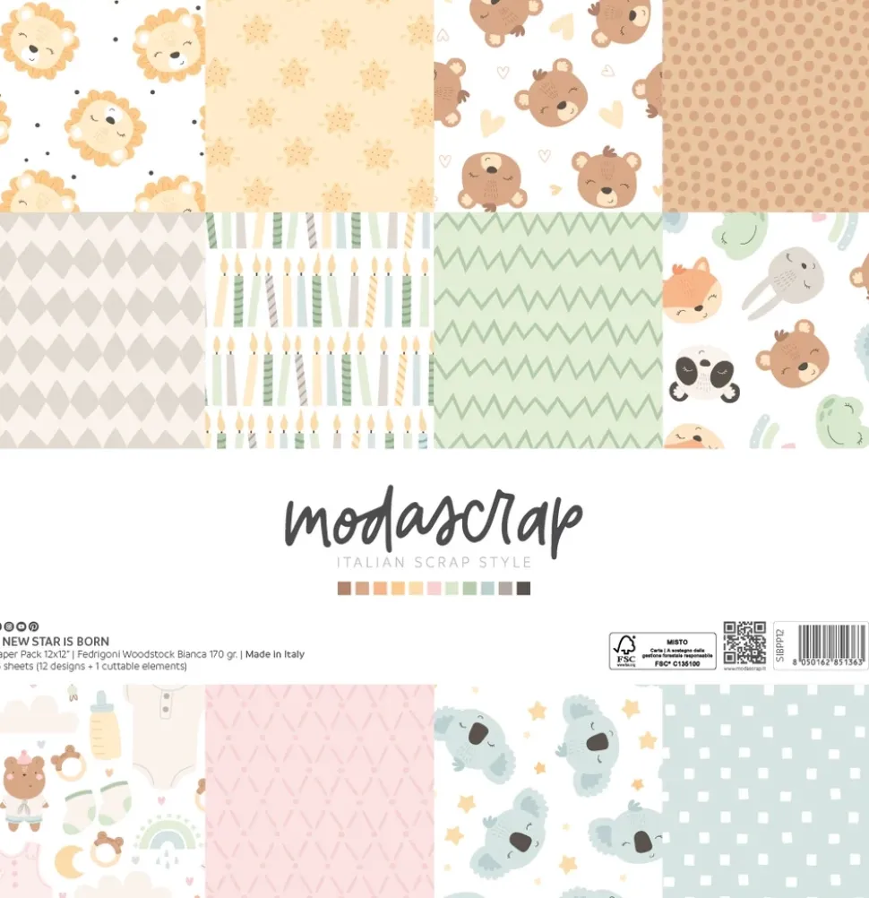 Set de Scrapbooking A New Star Is Born ModaScrap 30x30cm
