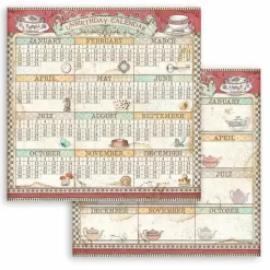 Set de Scrapbooking Alice Through the Looking Glass Stamperia 20x20cm