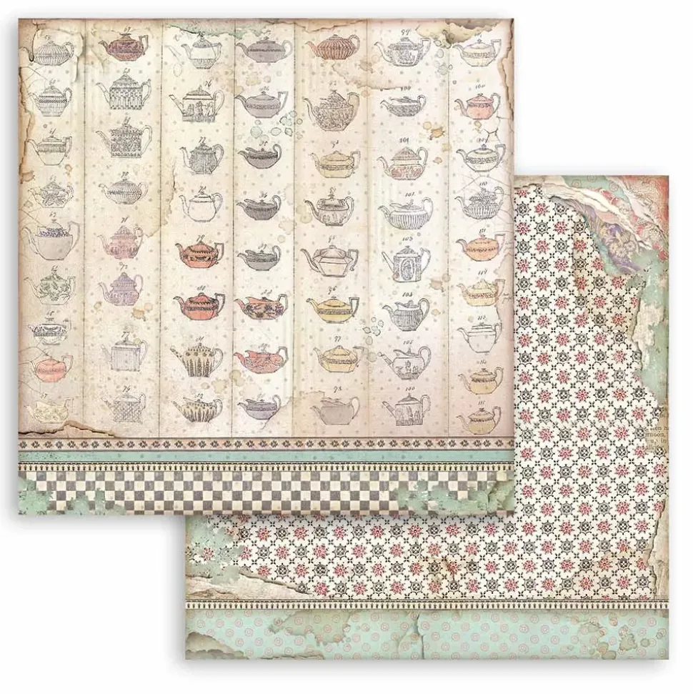 Set de Scrapbooking Alice Through the Looking Glass Stamperia 20x20cm