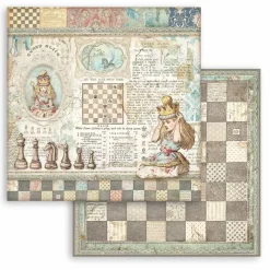 Set de Scrapbooking Alice Through the Looking Glass Stamperia 20x20cm
