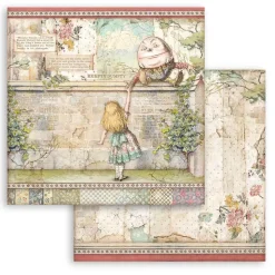 Set de Scrapbooking Alice Through the Looking Glass Stamperia 20x20cm