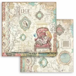 Set de Scrapbooking Alice Through the Looking Glass Stamperia 20x20cm