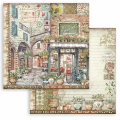 Set de scrapbooking Art of Travelling Stamperia 30x30cm