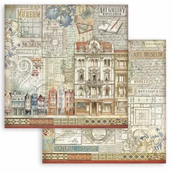 Set de scrapbooking Art of Travelling Stamperia 30x30cm